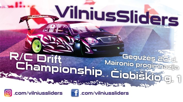 VilniusSliders Lietuvos RC drifto čempionato II etapas
