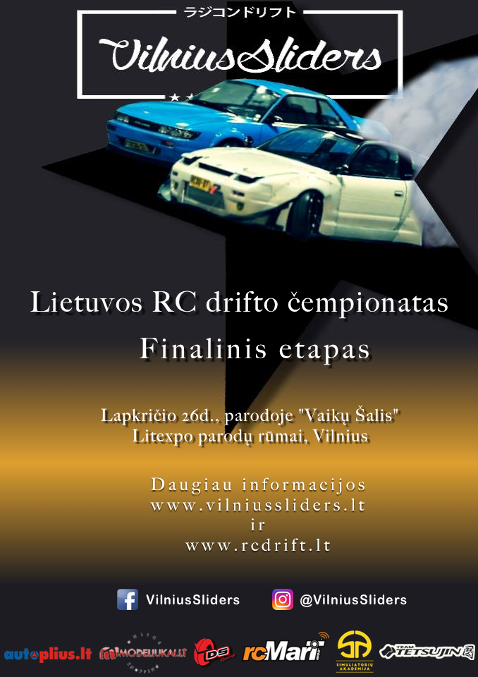 VilniusSliders Lietuvos RC drifto čempionato "Vaikų Šalis" etapas