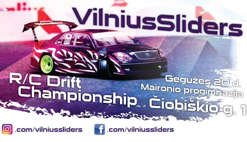 VilniusSliders Lietuvos RC drifto čempionato II etapas