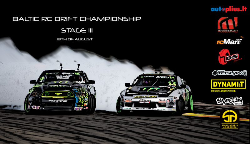 Jau šį šeštadienį - trečiasis Baltijos šalių RC drifto čempionato etapas!